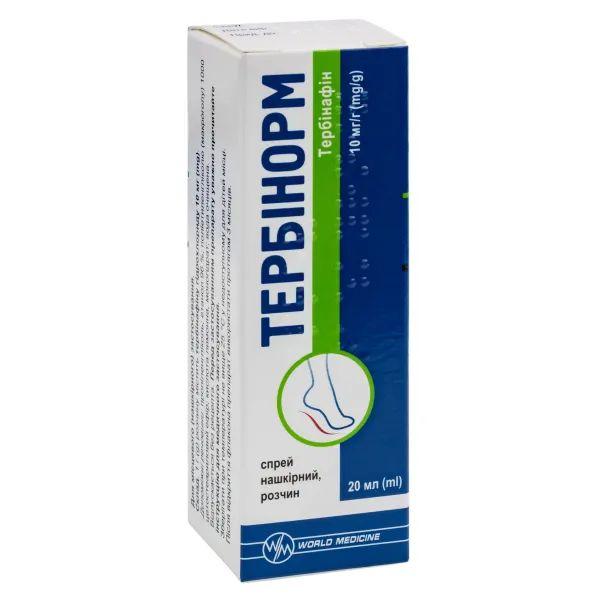 Тербінорм спрей нашкір.р-н 10мг/г 20мл фл.карт.уп.*